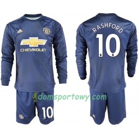 Koszulka Manchester United RASHFORD 10 Dziecięcy Trzeci Koszulki Piłkarskie 2018-2019 Długi Rękaw